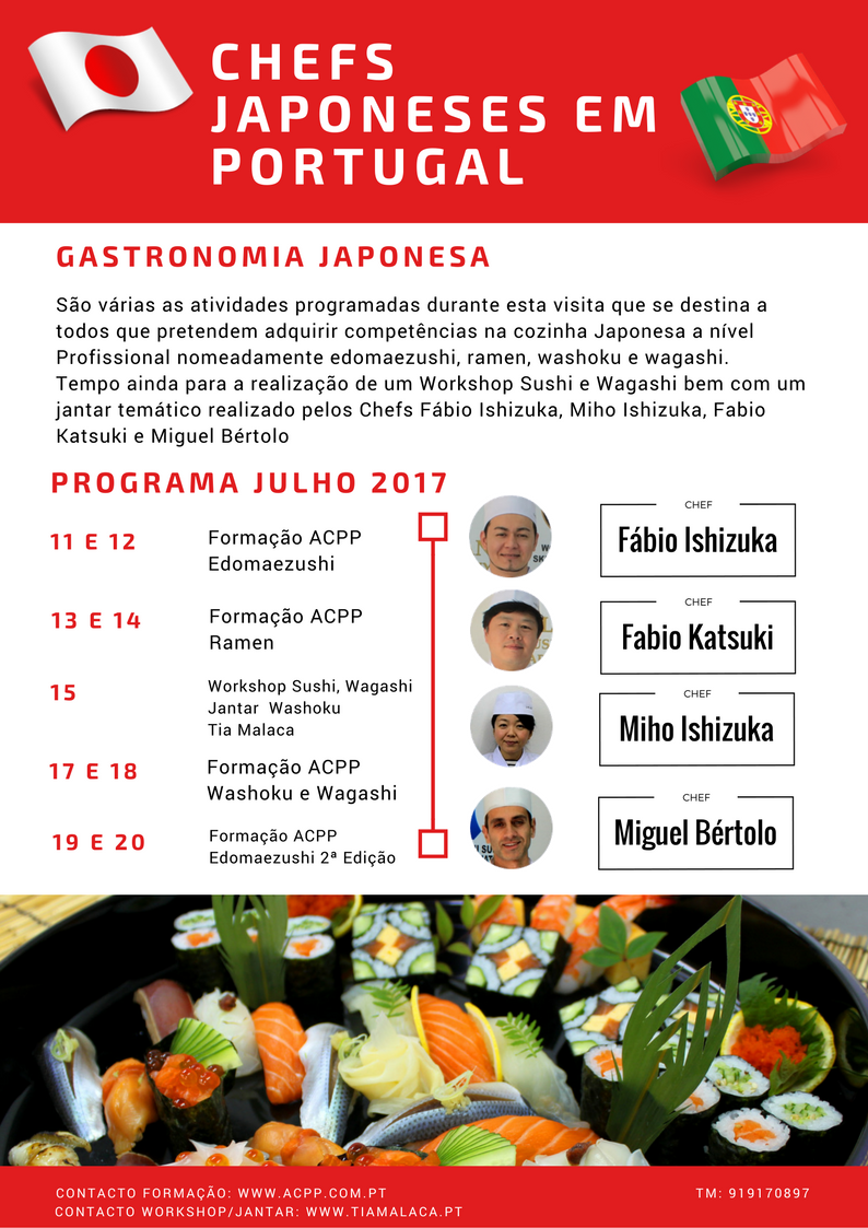 Chefs Japoneses em Portugal